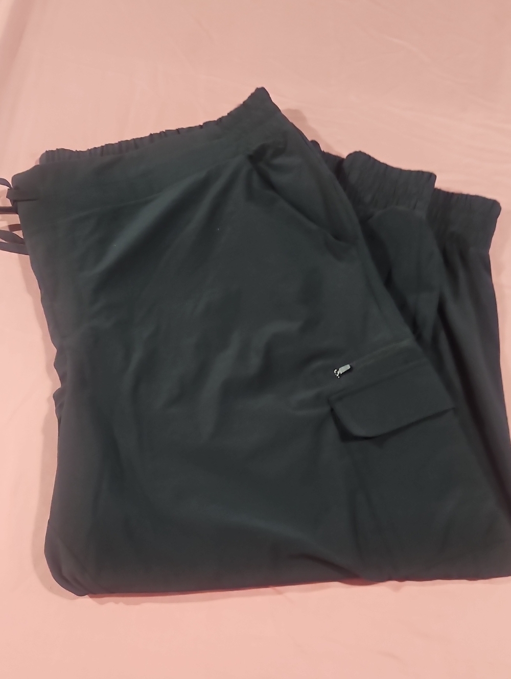 Women's Black Cargo Jogger Pants